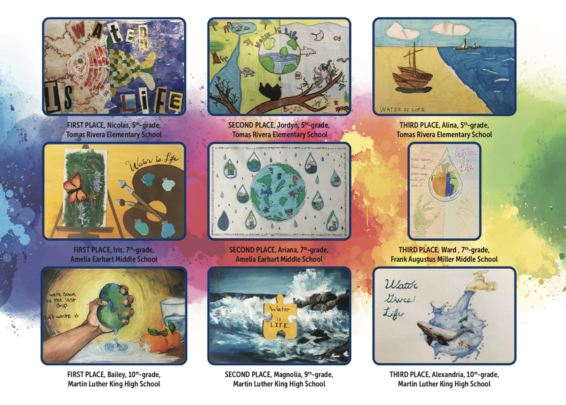 Western Municipal Water District Announces 2020 Water is Life Art