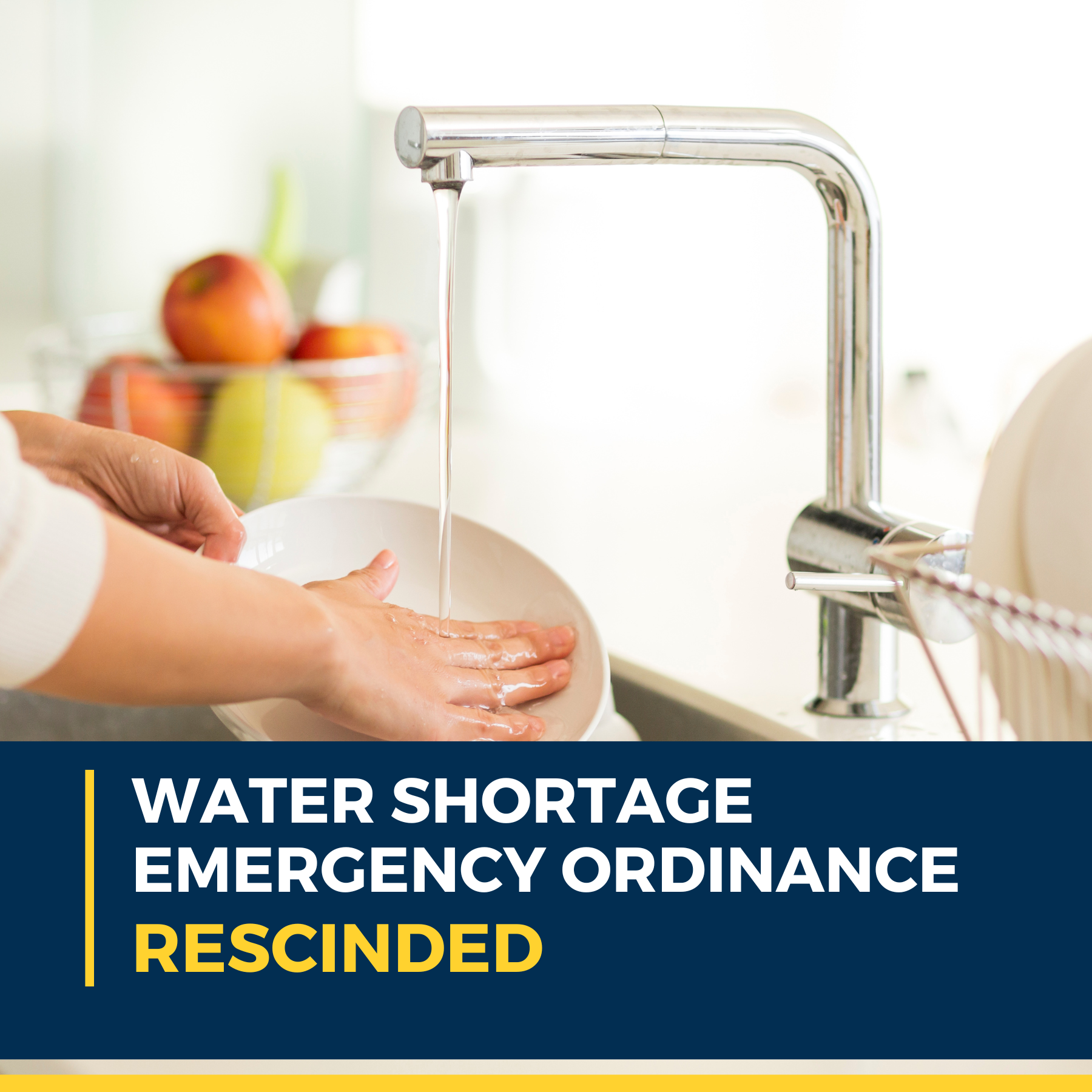 Alameda County Water District Board of Directors Rescinds Drought Ordinance Association of