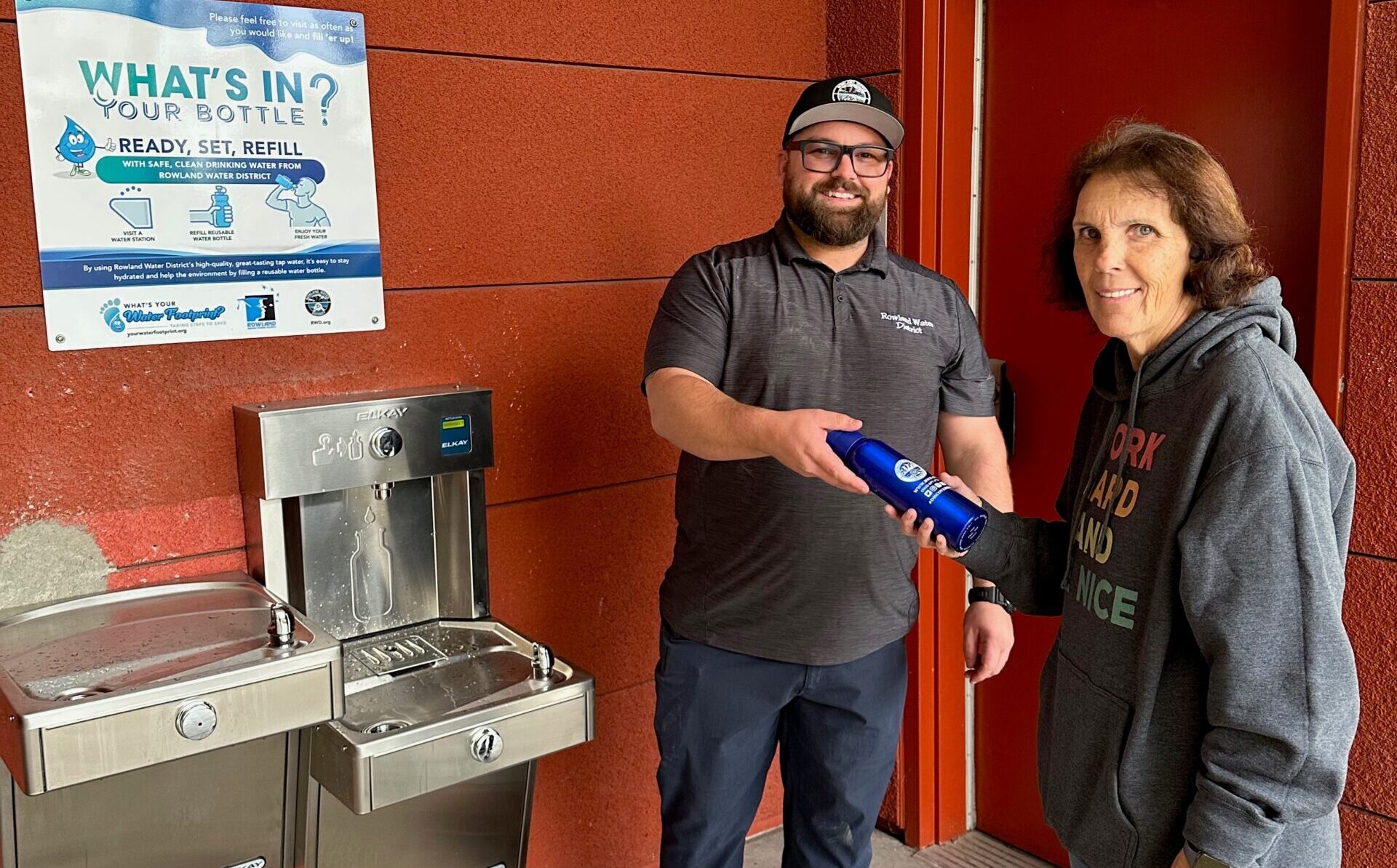 Local High Schools Receive New Water Refill Stations and Water Bottles