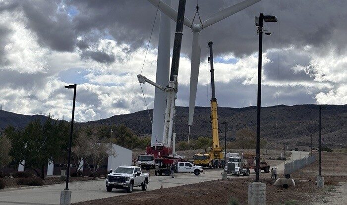 PWD'S Landmark Wind Turbine Decommissioned, Dismantling Underway
